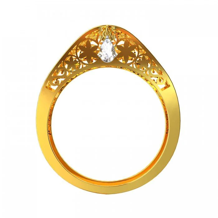 Buy Online 18k Yellow Gold Piaget Cocktail Ring By 49jewels