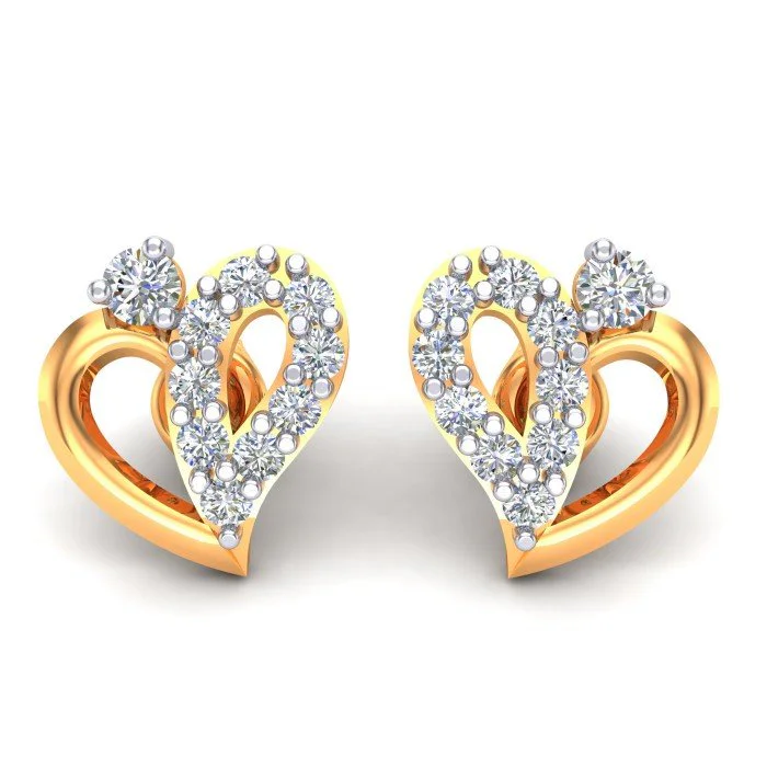 Buy Yellow Gold Earrings for Women by Avsar Online | Ajio.com