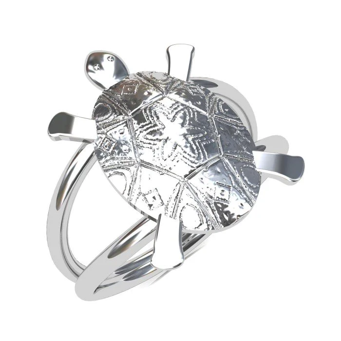 Tortoise Ring For Female in Pure Silver | Tortoise ring, Pure silver,  Beautiful rings