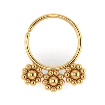 Buy Gold Nose Ring - Gold Nose Hoop - Indian Nose Ring - Tribal Nose Ring - Nose  Jewelry - Nose Piercing - Tiny Nose Ring - Nostril Jewelry - Nostril Ring - Piercing  Jewelry Online at desertcartINDIA