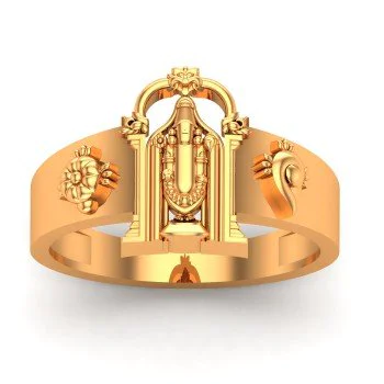 Dzinetrendz Brass Goldplated Tirupati Balaji Finger Ring Brass Gold Plated  Ring Price in India - Buy Dzinetrendz Brass Goldplated Tirupati Balaji  Finger Ring Brass Gold Plated Ring Online at Best Prices in