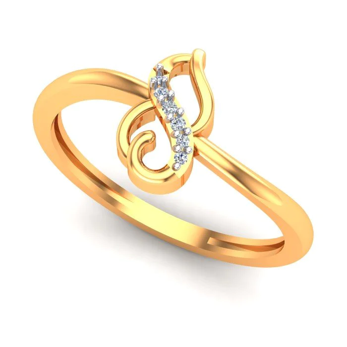 Valentine on sale gold ring